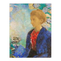 Artery8 Odilon Redon Framed Wall Art Print Baroness of Domecy Portrait - Size: A4 - thumbnail 3