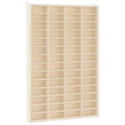 Berkfield Home Wall Display Cabinet with 56 Compartments 40x4.5x60 cm in Brown - thumbnail 2