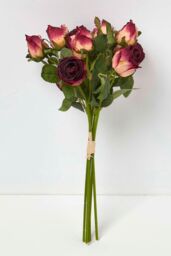 Homescapes Artificial Bouquet of Roses in Red - thumbnail 6