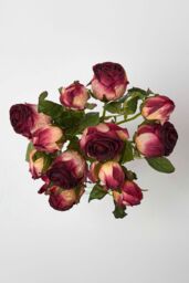 Homescapes Artificial Bouquet of Roses in Red - thumbnail 2