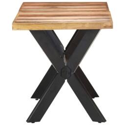Berkfield Home Dining Table 140x70x75 cm Solid Wood with Honey Finish in Brown - Size: 140 x 70 x 75 cm - thumbnail 3