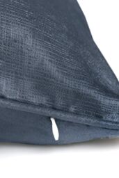 Fusion 'Strata' Luxe Velvet Filled Cushion in Navy - Size: 43 cm x 43 cm - thumbnail 2
