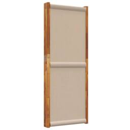 Berkfield Home 4-Panel Room Divider Taupe 280x180 cm - thumbnail 5