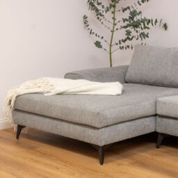 Abakus Direct Venice Corner Left Sofa with Deep Seats & Extra-wide Padded Arms in Grey - thumbnail 2
