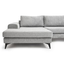 Abakus Direct Venice Corner Left Sofa with Deep Seats & Extra-wide Padded Arms in Grey - thumbnail 8