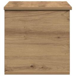Berkfield Home Storage Box with Lid Artisan Oak 60x35x35 cm Engineered Wood in Brown - Size: 60 x 35 x 35 cm - thumbnail 8