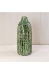 KDMD Green Stylish Refined Ceramic Vase - thumbnail 1