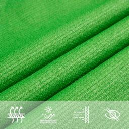 Berkfield Home Sunshade Sail 160 g/m¬≤ Light Green 3x5 m HDPE - thumbnail 5