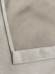 Luxury Living Chenille Blackout Pencil Pleat Top Curtains in Cream - Size: 117 cm x 96.5 cm - thumbnail 5