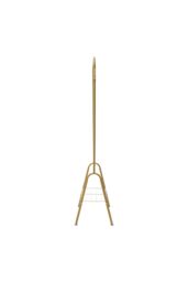 Living and Home Metal Freestanding Vintage Style Gold Clothes Rack with Bottom Shelf Coat Garment Rack - thumbnail 3
