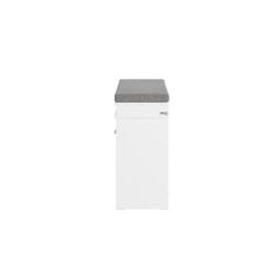 SoBuy Slim Entrance Bench - Lift-Up Seat & Drawer Farmhouse in White - thumbnail 5