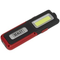Loops Rechargeable Inspection Light with Power Bank - 5W COB & 3W SMD LED - Red
