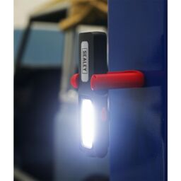 Loops Rechargeable Inspection Light with Power Bank - 5W COB & 3W SMD LED - Red - thumbnail 5