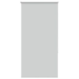 Berkfield Home Roller Blind Blackout Light Grey 75x130 cm Fabric Width 70.7 cm Polyester - thumbnail 1