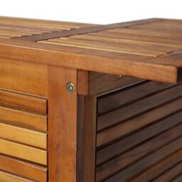 Berkfield Home Durable Bar Table 110x50x105 cm Solid Acacia Wood in Brown - Size: 110 x 50 x 105 cm - thumbnail 7
