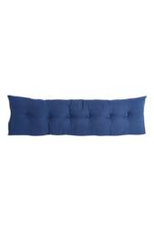 Living and Home Washable Headboard Wedge Pillow with Storage Pocket in Dark Blue - Size: Large - thumbnail 3