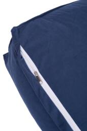 Living and Home Washable Headboard Wedge Pillow with Storage Pocket in Dark Blue - Size: Large - thumbnail 6