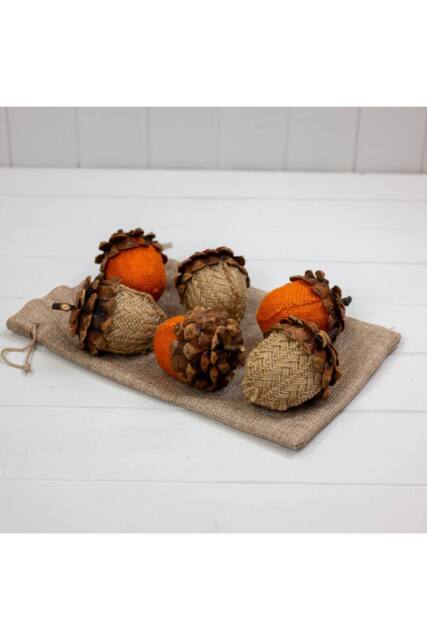 KDMD Acorn Wood Ornament 9cm - image 1