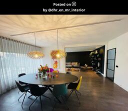 Lucide 'WOLFRAM' Dimmable Stylish Adjustable Indoor Pendant Light 1xE27 in Gold - thumbnail 6