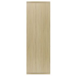 Berkfield Home Book Cabinet/Sideboard Sonoma Oak 50x25x80 cm Engineered Wood in Brown - Size: 50 x 25 x 80 cm - thumbnail 5