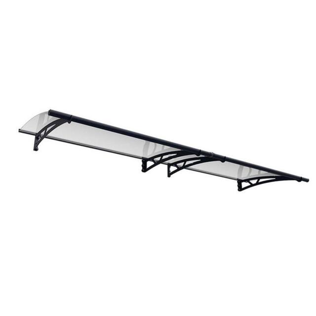 Palram Patio Cover Altair Door Awning Canopy 3000 Clear - Grey - image 1