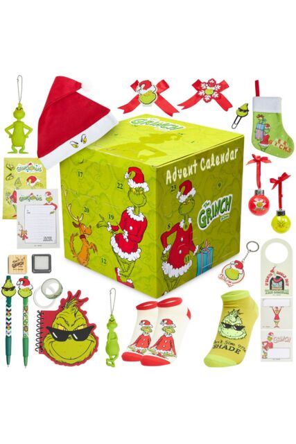 The Grinch Advent Calendar 2025 Christmas Gift in Green - image 1