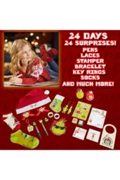 The Grinch Advent Calendar 2025 Christmas Gift in Green - thumbnail 3