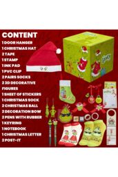 The Grinch Advent Calendar 2025 Christmas Gift in Green - thumbnail 2