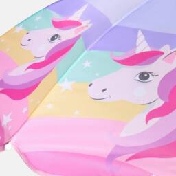 OHS Kids Unicorn Camping Chair Parasol Set Picnic Outdoor Folding Seat in Pink - thumbnail 6