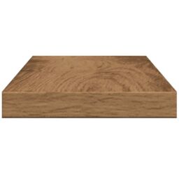 Berkfield Home Wall Shelves 4 pcs Artisan Oak 40x10x1.5 cm Engineered Wood in Brown - thumbnail 6