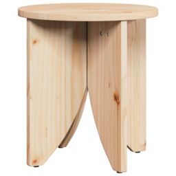 Berkfield Home Coffee Table 2 pcs Natural 41.5 x 41.5 x 44 cm Solid pine wood in Brown - thumbnail 5
