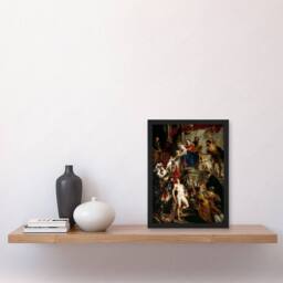 Artery8 Peter Paul Rubens Mystic Marriage of Saint Catherine Framed Art Print - Size: A4 - thumbnail 4