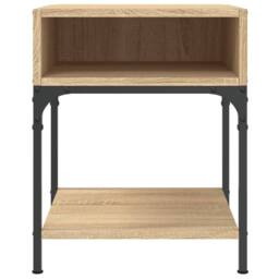 Berkfield Home Bedside Tables 2 pcs Sonoma Oak 40x41x50 cm Engineered Wood in Brown - Size: 40 x 41 x 50 cm - thumbnail 5