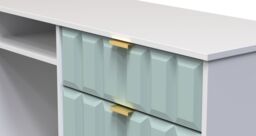 Ready Assembled 2 U Metro 6 Drawer Sideboard (Ready Assembled) in Duck Egg Blue - thumbnail 4