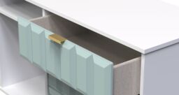 Ready Assembled 2 U Metro 6 Drawer Sideboard (Ready Assembled) in Duck Egg Blue - thumbnail 5