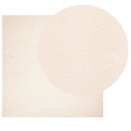 Berkfield Home Rug HUARTE Short Pile Soft & Washable Beige 240x240 cm - Size: Medium - thumbnail 3