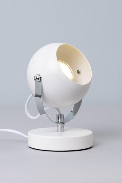 BHS Lighting Rowan Eyeball Table Lamp in White - image 1