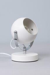 BHS Lighting Rowan Eyeball Table Lamp in White - thumbnail 2