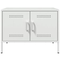 Berkfield Home TV Cabinets 2 pcs White 68x39x50.5 cm Steel - thumbnail 7