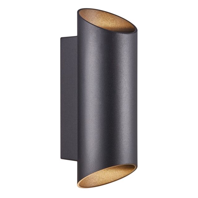 Nordlux Modern Outdoor Wall Light Black Aluminium GU10 Weatherproof - Mains Powered, IP54 - image 1