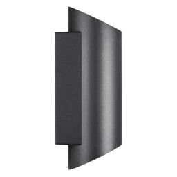 Nordlux Modern Outdoor Wall Light Black Aluminium GU10 Weatherproof - Mains Powered, IP54 - thumbnail 2