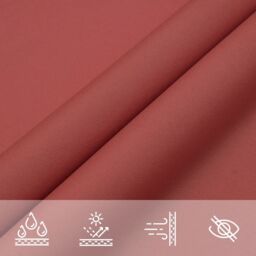 Berkfield Home Sunshade Sail Oxford Fabric Triangular 3x4x5 m Terracotta in Brown - thumbnail 7