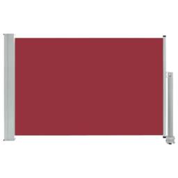 Berkfield Home Patio Retractable Side Awning 60x300 cm Red - thumbnail 2