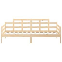 Berkfield Home Beautiful Day Bed Solid Wood Pine 80x200 cm in Natural - thumbnail 5