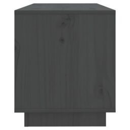Berkfield Home TV Cabinet Grey 74x34x40 cm Solid Wood Pine - Size: 74 x 34 x 40 cm - thumbnail 5