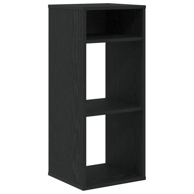 Berkfield Home Book Cabinet Black 34x31x80 cm Engineered Wood - Size: 34 x 31 x 80 cm - image 1