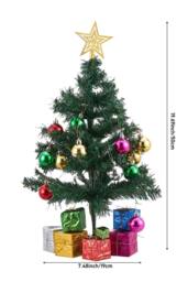 Living and Home 50cm Christmas Tree with Lights, Star Top & Ball Matching Gift Boxes - thumbnail 6