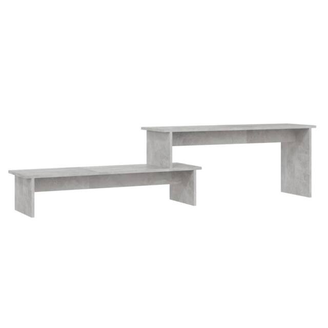 Berkfield Home TV Cabinet Concrete Grey 180x30x43 cm Engineered Wood - Size: 180 x 30 x 43 cm - image 1