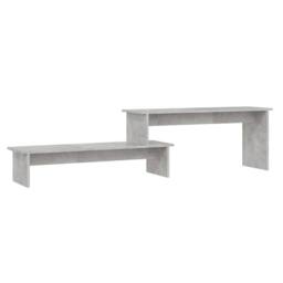 Berkfield Home TV Cabinet Concrete Grey 180x30x43 cm Engineered Wood - Size: 180 x 30 x 43 cm - thumbnail 1