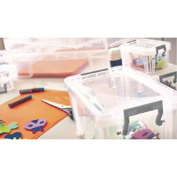 SPETLEK Plastic Storage boxes 10 Litre in Clear - thumbnail 5